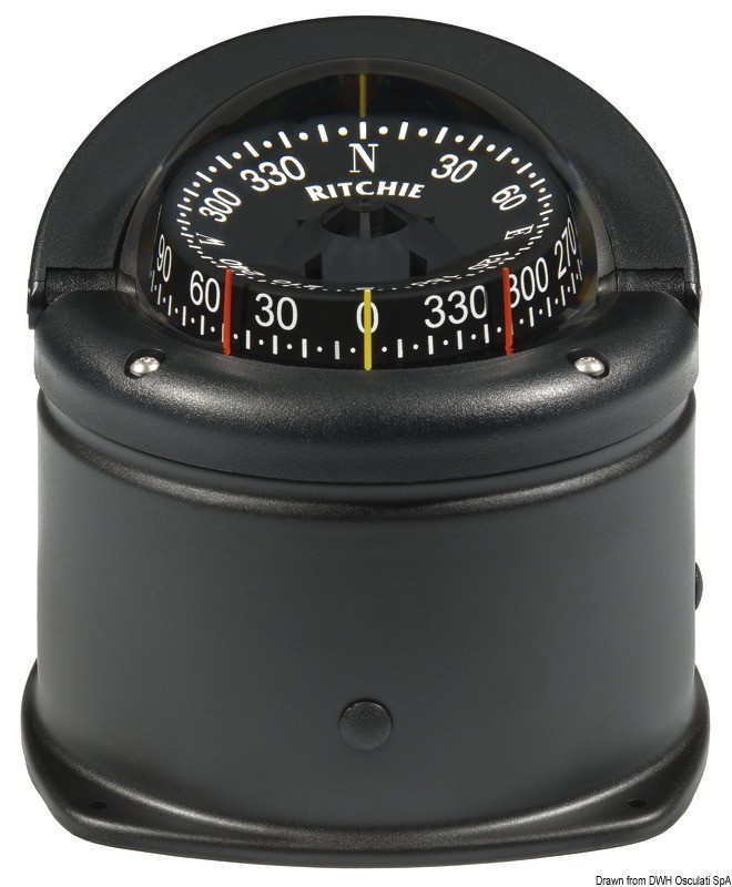 Купить RITCHIE Helmsman 2dial compass cover33/4 black/bl, 25.083.41 7ft.ru в интернет магазине Семь Футов