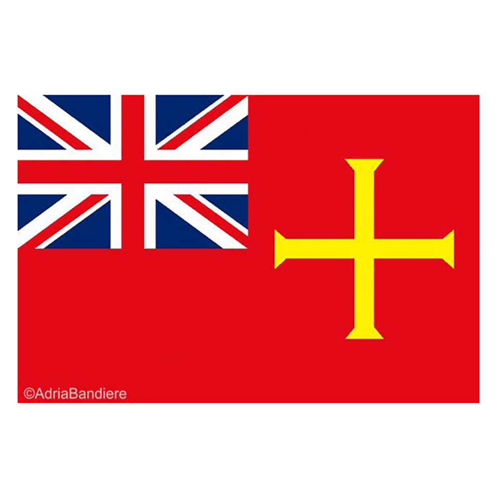 Флаг Гернси гражданский Adria Bandiere 97B1403 40x60 см красный