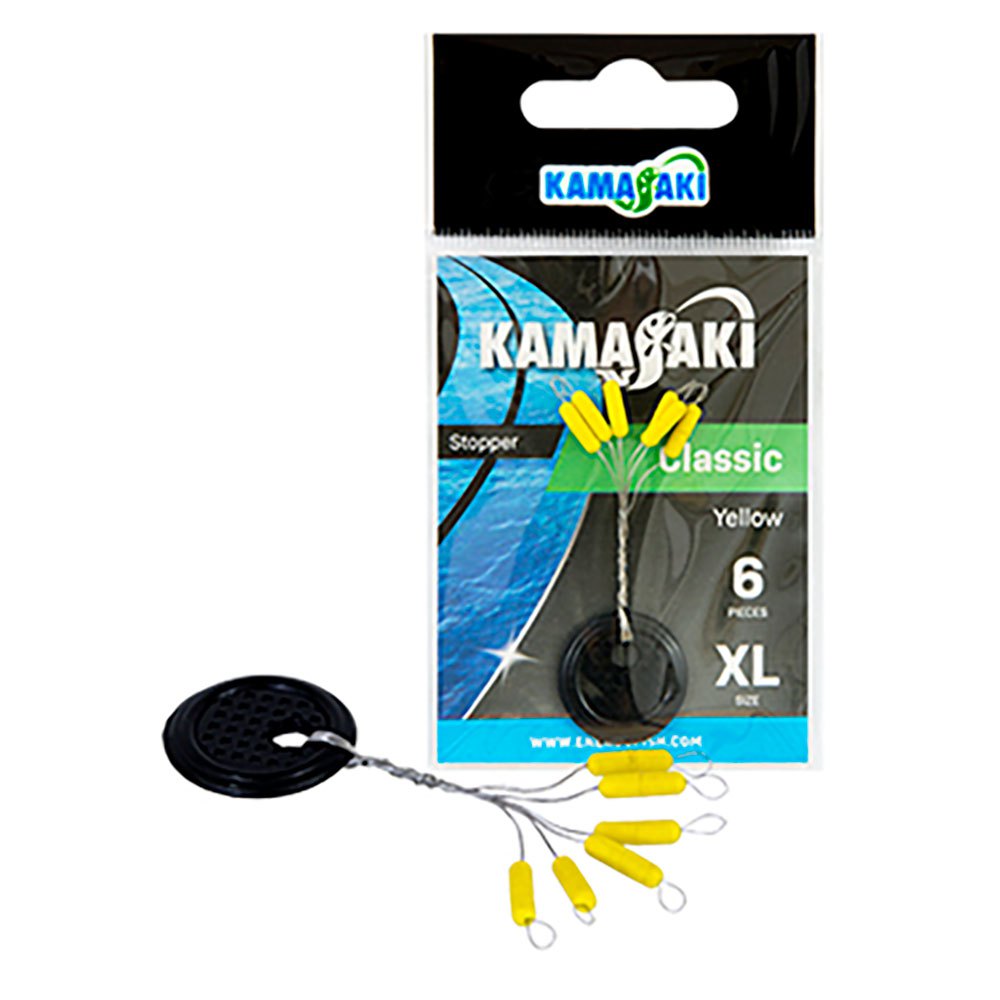 Kamasaki 79006202 Classic Длинные пробки Бесцветный Yellow M