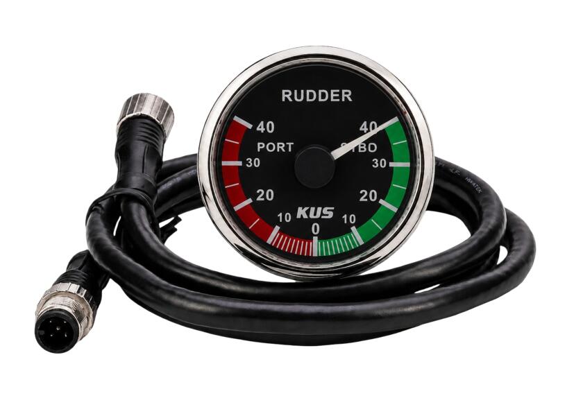 Купить KUS 34753 Индикатор угла поворота руля направления NMEA2000 / черный / 52 мм 7ft.ru в интернет магазине Семь Футов