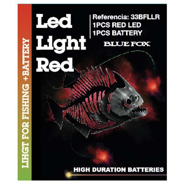 Blue fox 33BFLLR LED Свет с литиевой батареей Красный Red