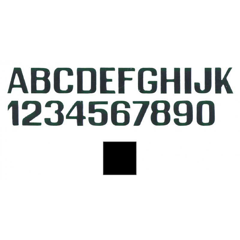 International letterfix 5959001P P Наклейки с буквами Черный Black 150 mm 