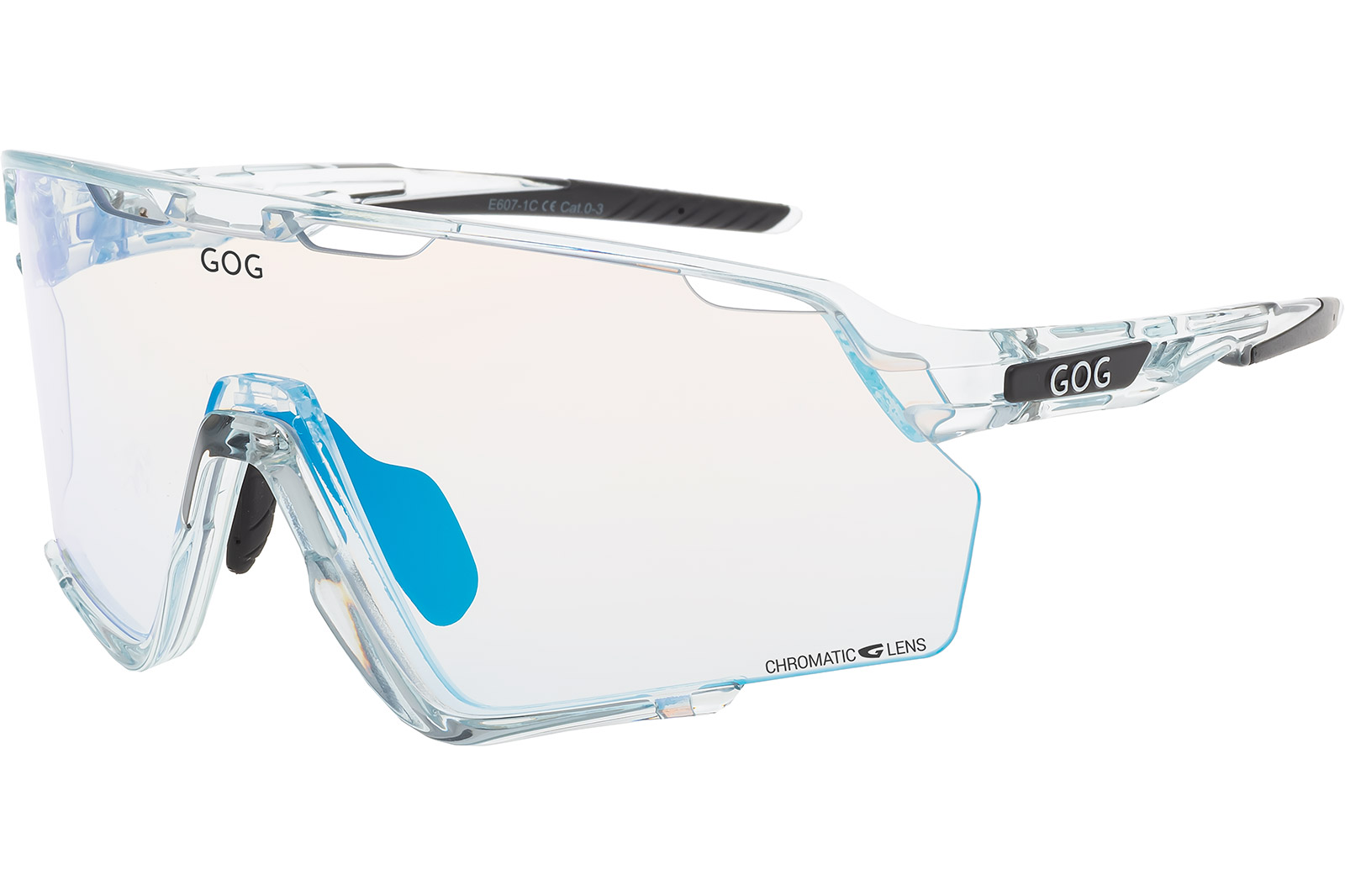 Купить Спортивные очки GOG Prometheus / Photochromic Blue/Black / Reflex Blue, e607-1c 7ft.ru в интернет магазине Семь Футов