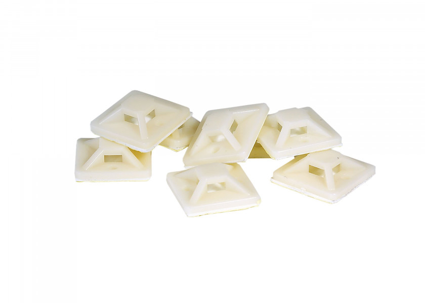 Купить Клейкие крепления для кабельных стяжек / Ширина: 25 мм 7ft.ru в интернет магазине Семь Футов