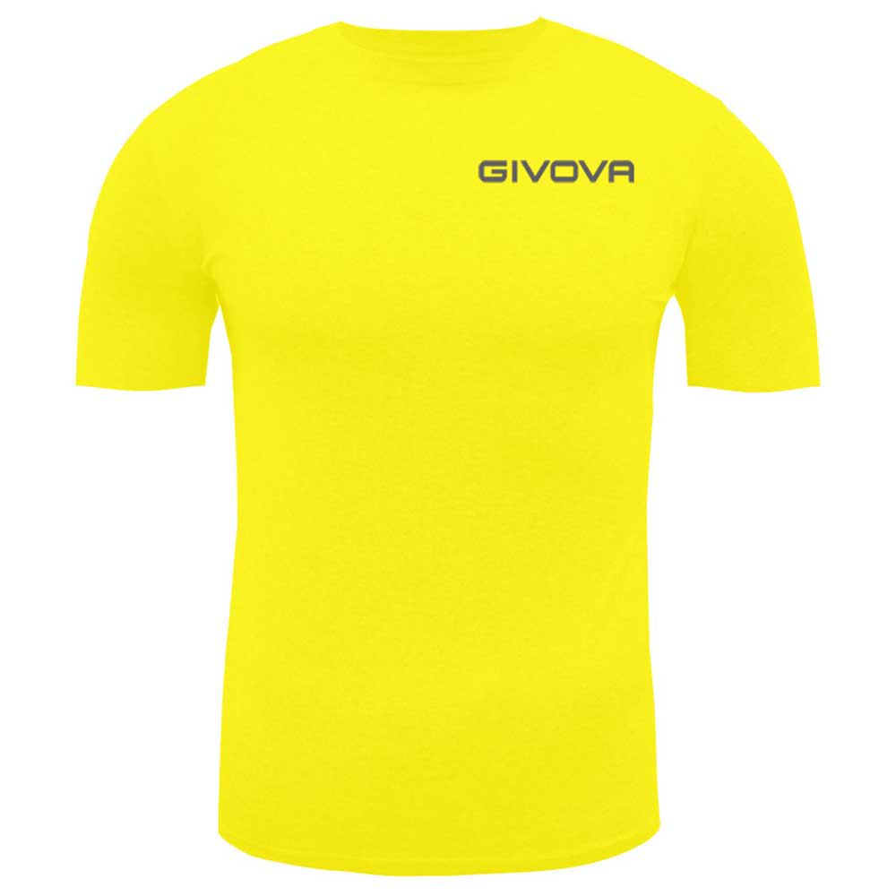 Givova MAE011-0007-L Базовый слой с коротким рукавом Corpus 2 Желтый Yellow L