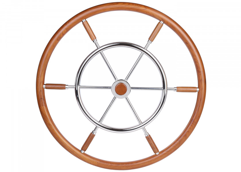 Купить Stainless steel steering wheel with Teakring 62352-bvs 7ft.ru в интернет магазине Семь Футов