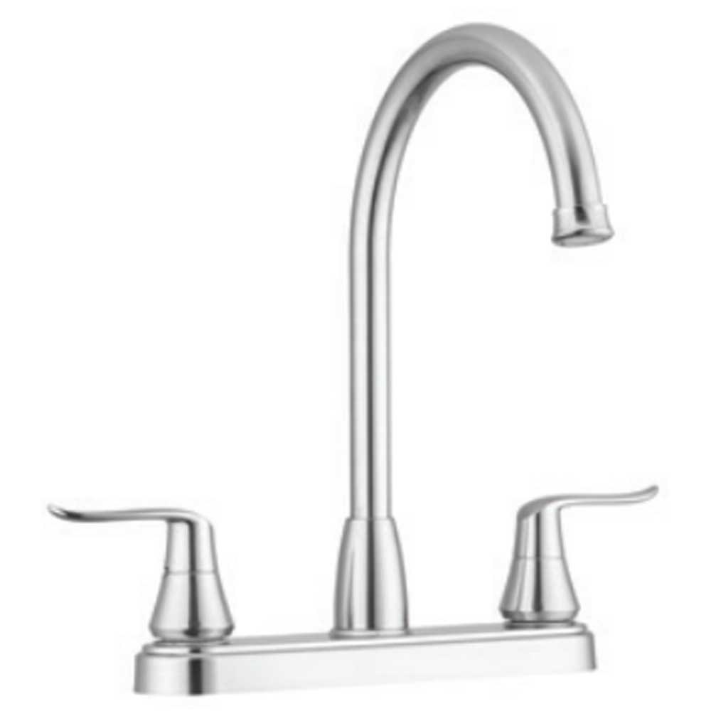Dura faucet 621-DFPK330HLHSN Elegant J-Spout Кухонный водопроводный кран Satin Nickel 30.5 cm