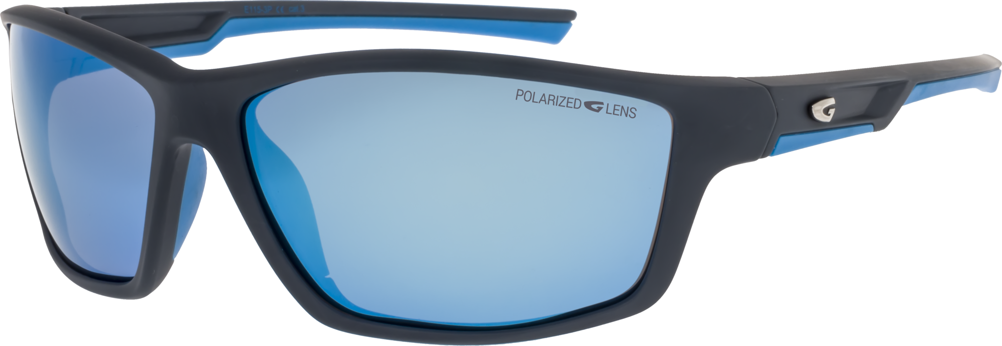 Купить Спортивные очки GOG Spire / Matt Grey-Blue / Polarized White-Blue Lens, e115-3p 7ft.ru в интернет магазине Семь Футов