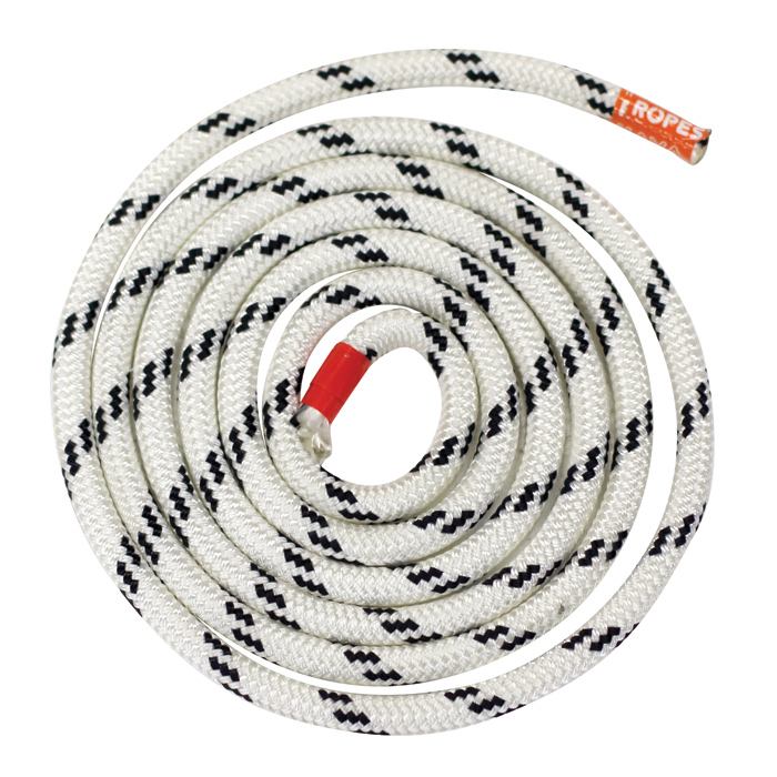 Трос LUPES LS 10мм бело-чёрный_200м Kaya Ropes 207010WBK