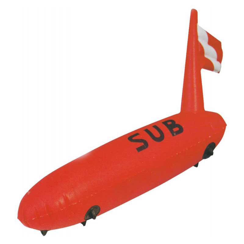 Forniture nautiche italiane 1515638 Torpedo Надувной буй для дайвинга Orange 88 x 28 cm 