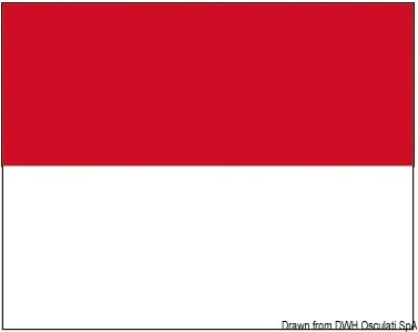 Купить Флаг Княжества Монако гостевой 20 х 30 см, Osculati 35.487.01 7ft.ru в интернет магазине Семь Футов