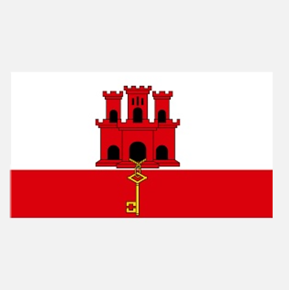 Купить Флаг Гибралтара гостевой Adria Bandiere BG071 20x30 см 7ft.ru в интернет магазине Семь Футов