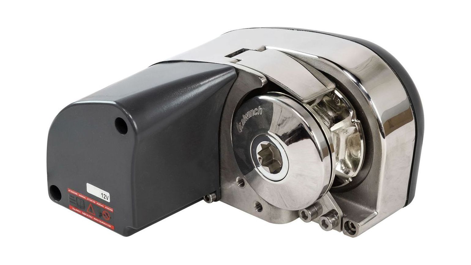 Купить Лебедка якорная Italwinch IKI PRO 500Вт, 12 В, цепь 6мм IK_0512_06L 7ft.ru в интернет магазине Семь Футов
