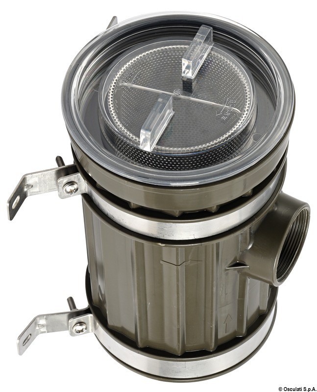 Купить Водяной фильтр 350 л/мин штуцер - 2" для системы охлаждения Aquanet PLUS, Osculati 17.647.02 7ft.ru в интернет магазине Семь Футов