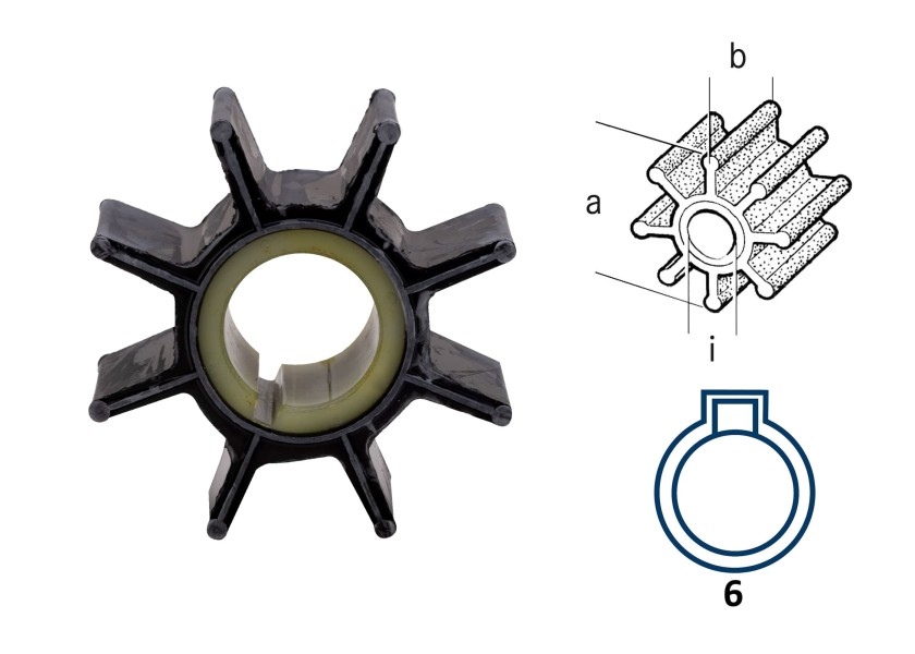 Купить MERCURY Impeller 803748 52038-bvs 7ft.ru в интернет магазине Семь Футов