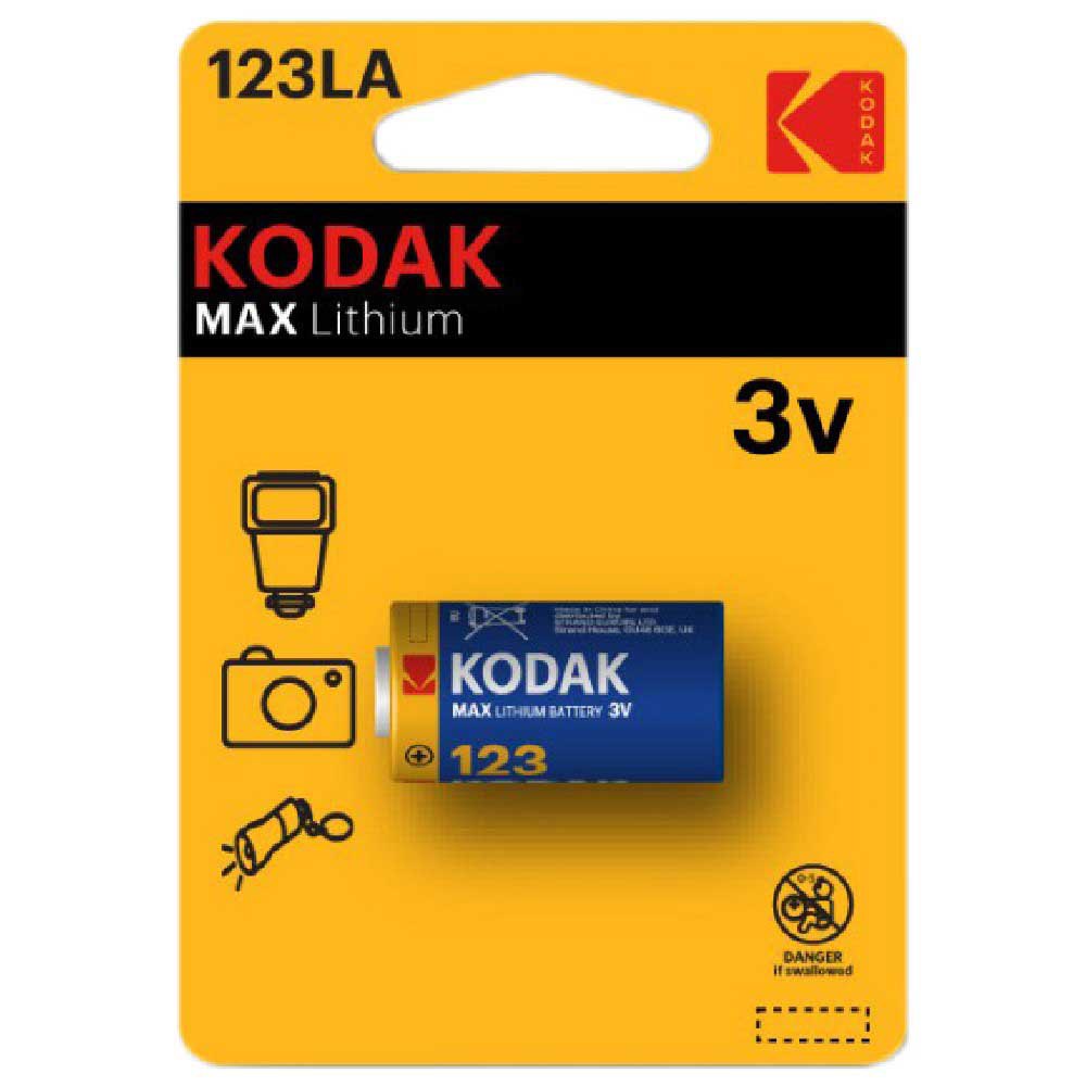 Kodak 30956223 123 Цилиндрический литиевый аккумулятор Голубой Orange / Blue