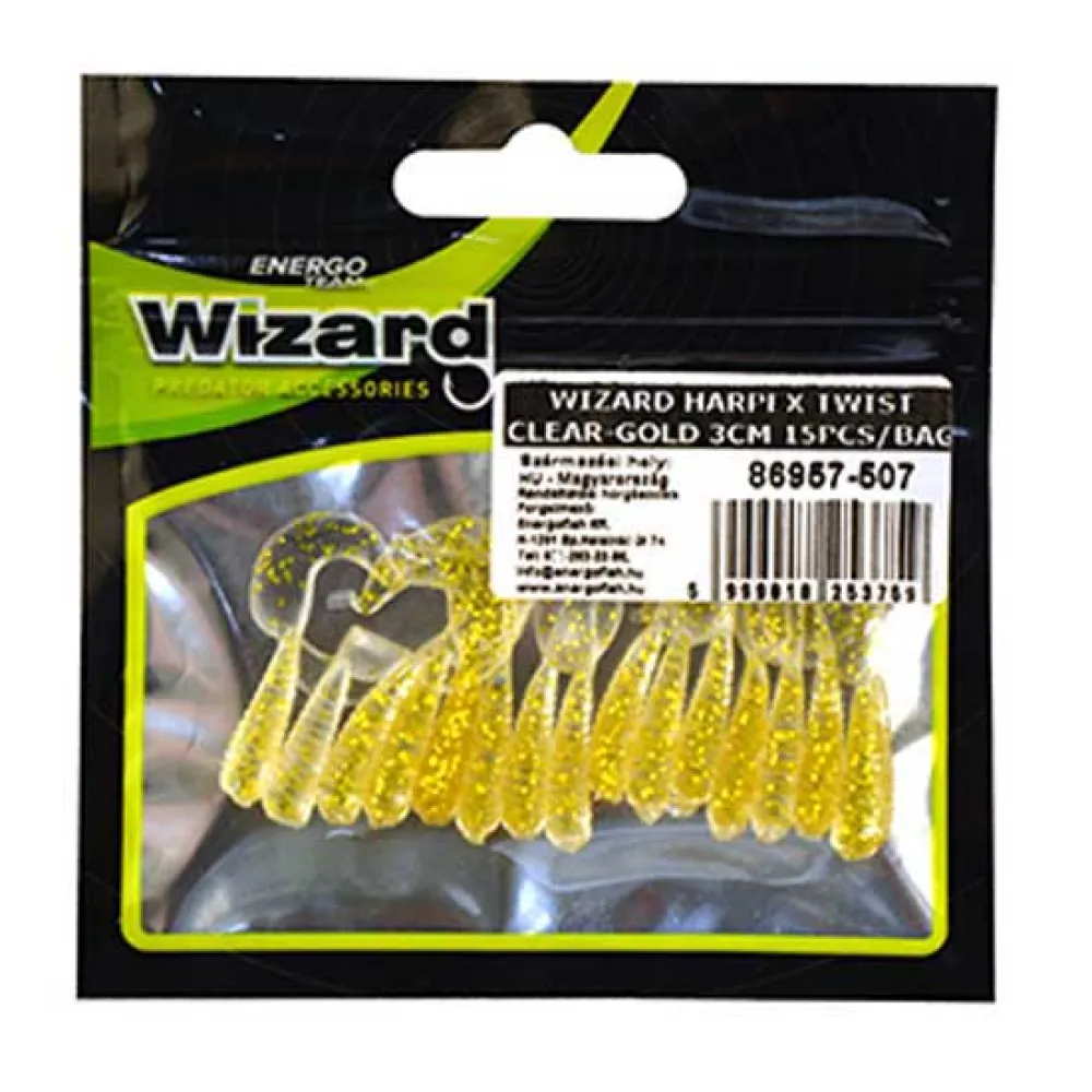 Купить Wizard 86957-507 Мягкий приманка Harpex Twist 30 mm 15 Единицы Clear Gold 10x7x5 7ft.ru в интернет магазине Семь Футов