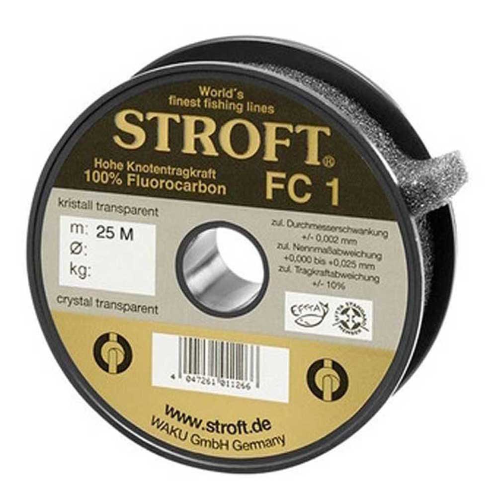 Stroft 1012/ST FC1 25 m Монофиламент Золотистый Clear 0.120 mm 