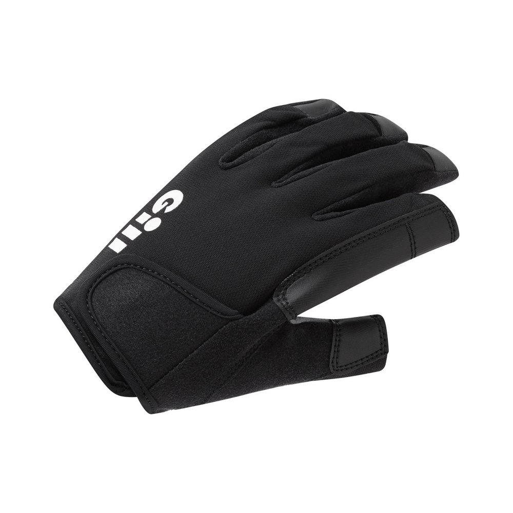 Перчатки спортивные без 2 пальцев Championship Gill 7253S размер S черные из нейлона/полиуретана