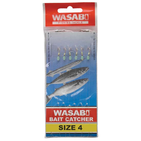 Black magic WSAB04 Wasabi Bait Sabiki Серый  Grey 4 
