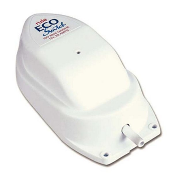 Автоматический выключатель Rule Eco Switch 39-24 152x70x48мм для трюмных помп 24В 10A без держателя предохранителя
