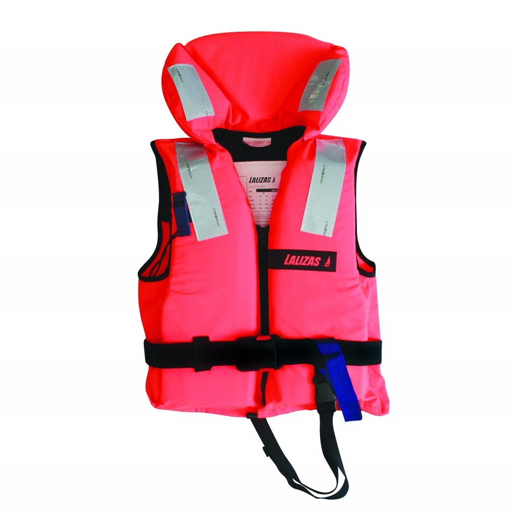 Пенопластовый спасательный жилет LALIZAS SP-Lifejacket 150N 710851 ISO 12402-3 одобрено SAMSA и NSRS 40-50кг обхват груди 80-90см