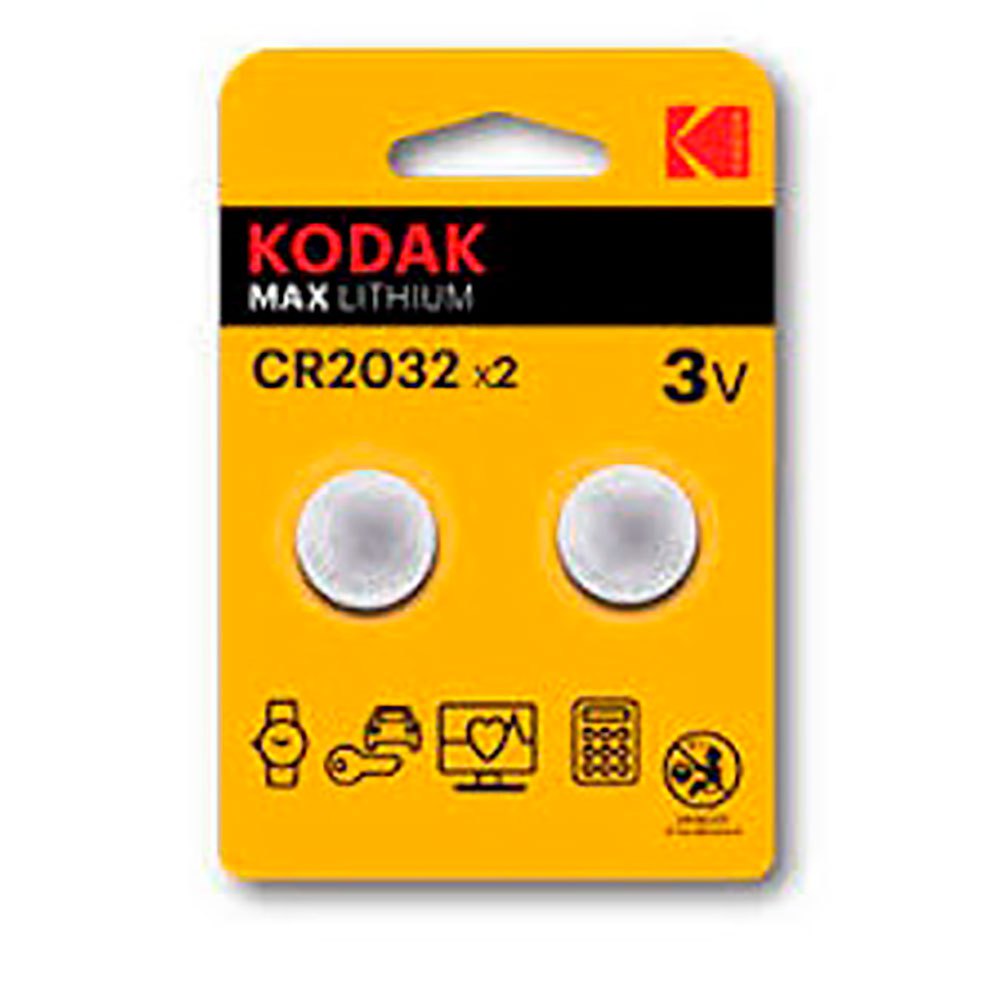 Kodak 30417687 Ultra CR2032 Литиевая батарейка 2 Единицы Серебристый Silver