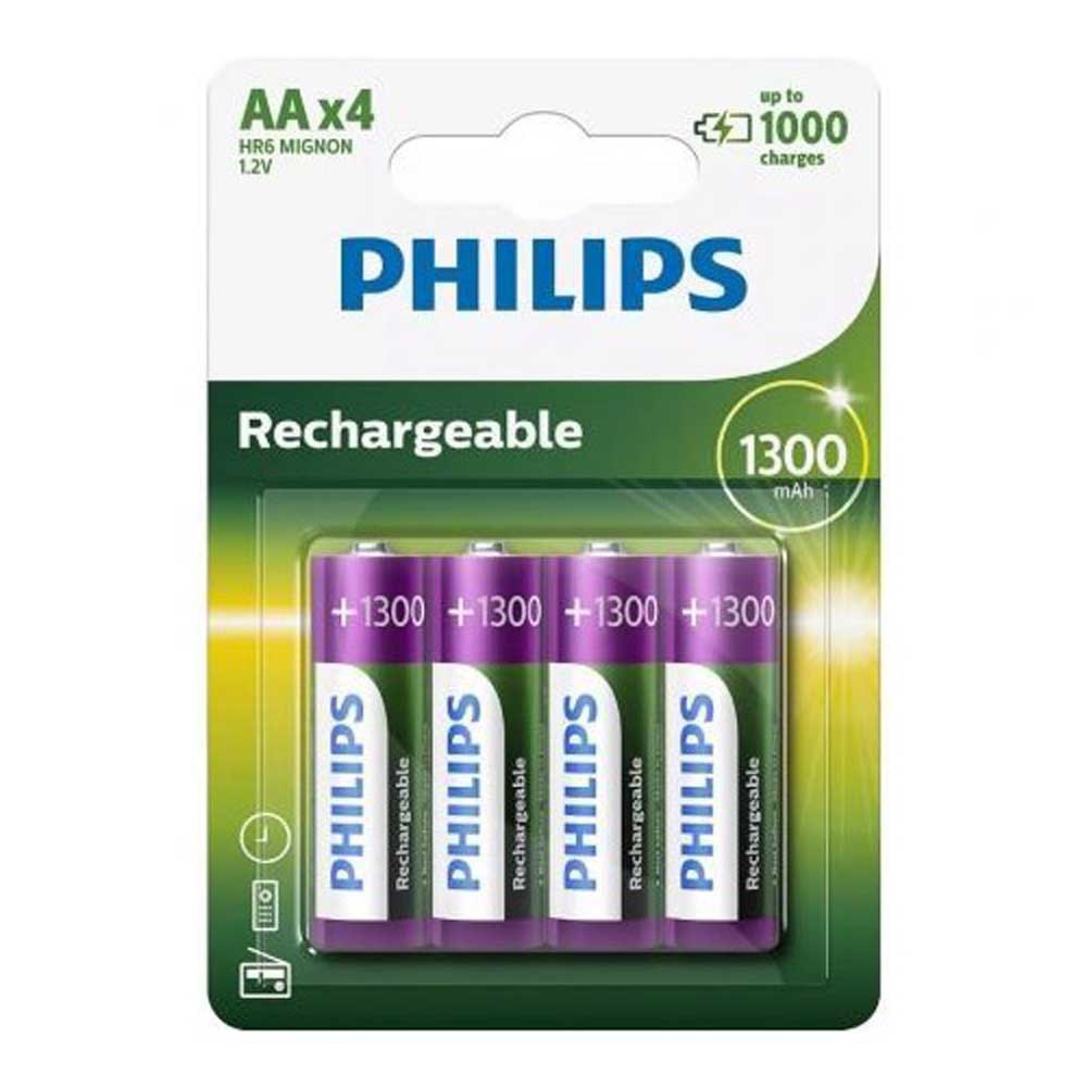 Philips R6B4A130/10 R6B4A130 Pack Аккумуляторы типа АА Silver