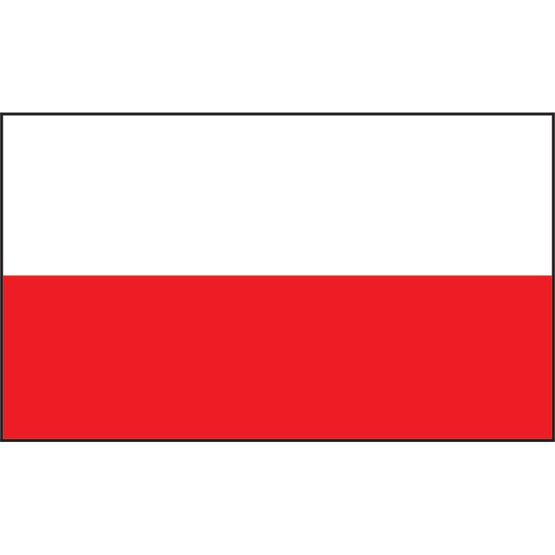 Флаг Польши гостевой Adria Bandiere BP062 30х45см