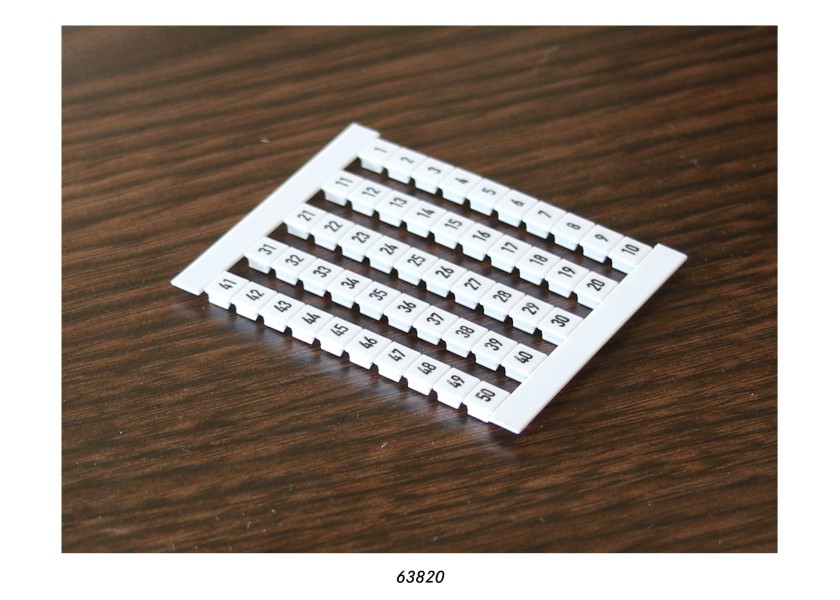 Купить Маркировка клеммных колодок / номера 1–50 63820-bvs 7ft.ru в интернет магазине Семь Футов