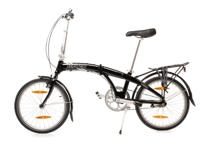 Купить SEATEC MARIN Aluminium Compact Folding Bike / 20 inch / black 86184-bvs 7ft.ru в интернет магазине Семь Футов