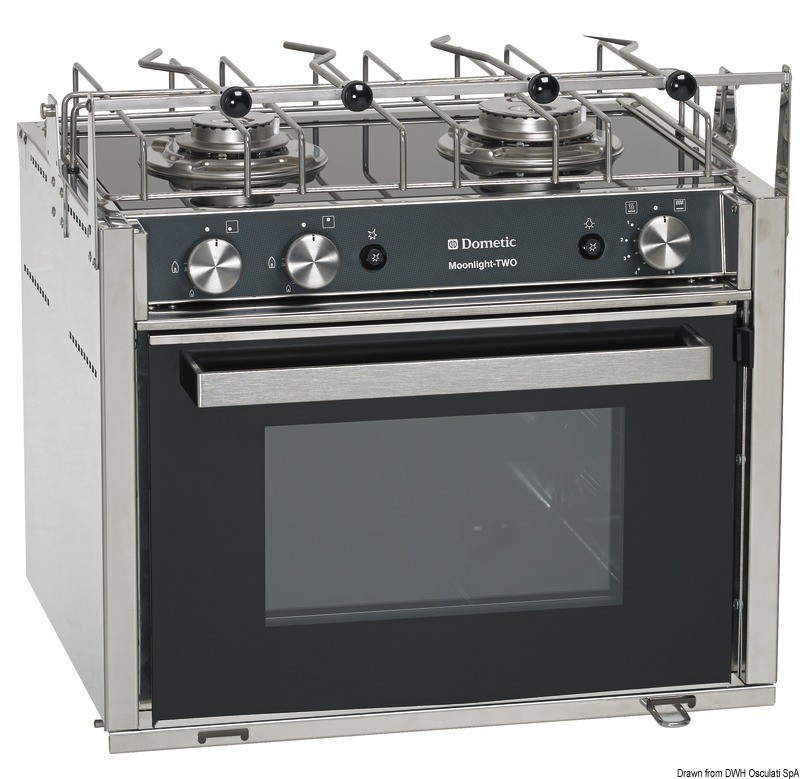 Купить Smev Moonlight gas cooker 2 burners + oven, 50.365.02 7ft.ru в интернет магазине Семь Футов