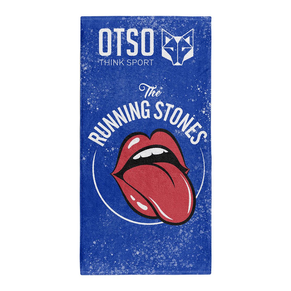 Otso T15075-RUNNINGSTONESBLUE23-USZ полотенце Running Stones Blue Голубой Blue