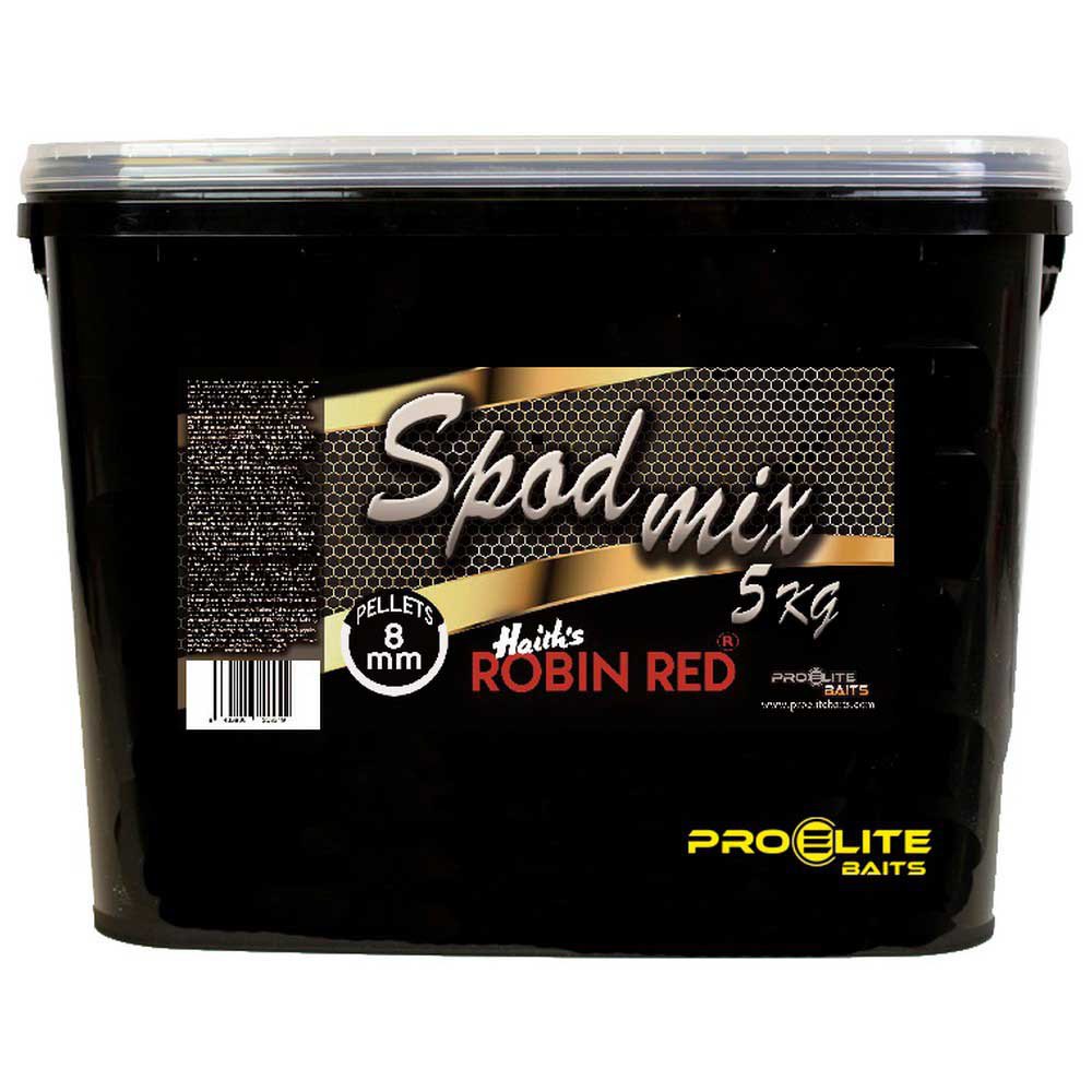 Pro elite baits C8434137 Robin Red Gold 5kg Пеллеты Черный 8 mm 