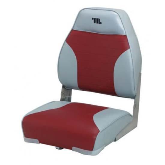 Wise seating 144-8WD588PLS661 High Back Boat Seat Серый  Grey / Red