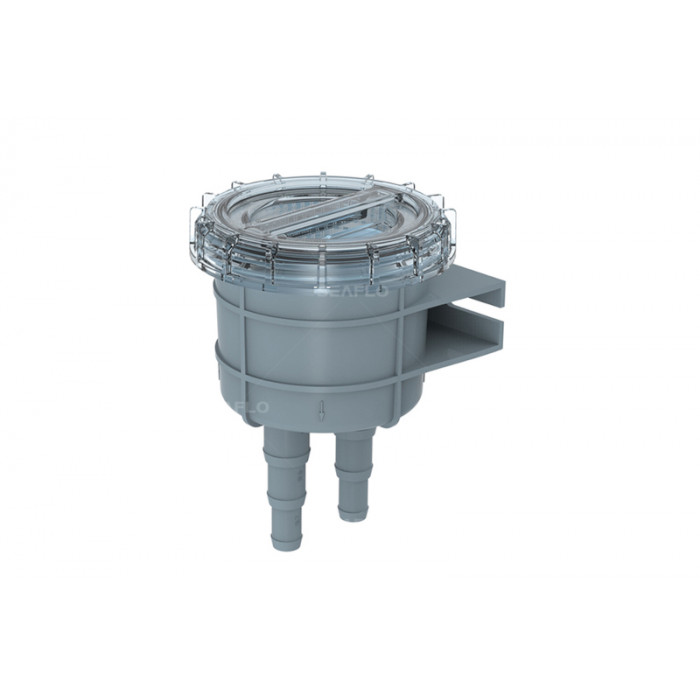 Фильтр забортной воды SEAFLO SF-SWF002 108x151мм под шланг 13/16/19мм из пластика
