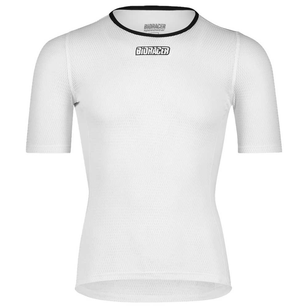 Bioracer CO_BR11708-WHITE-XXL Базовый слой с коротким рукавом Breeze Белая White 2XL