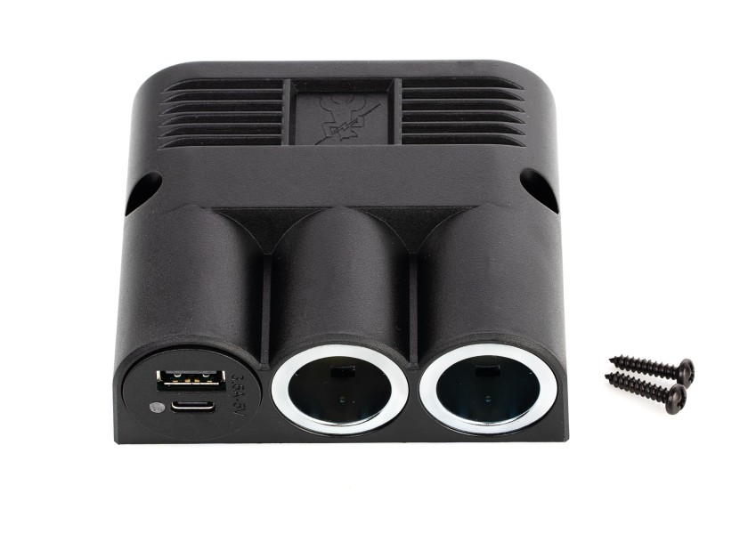 Купить Surface Mounted Quadruple Power Socket with USB-C/A 25803-bvs 7ft.ru в интернет магазине Семь Футов