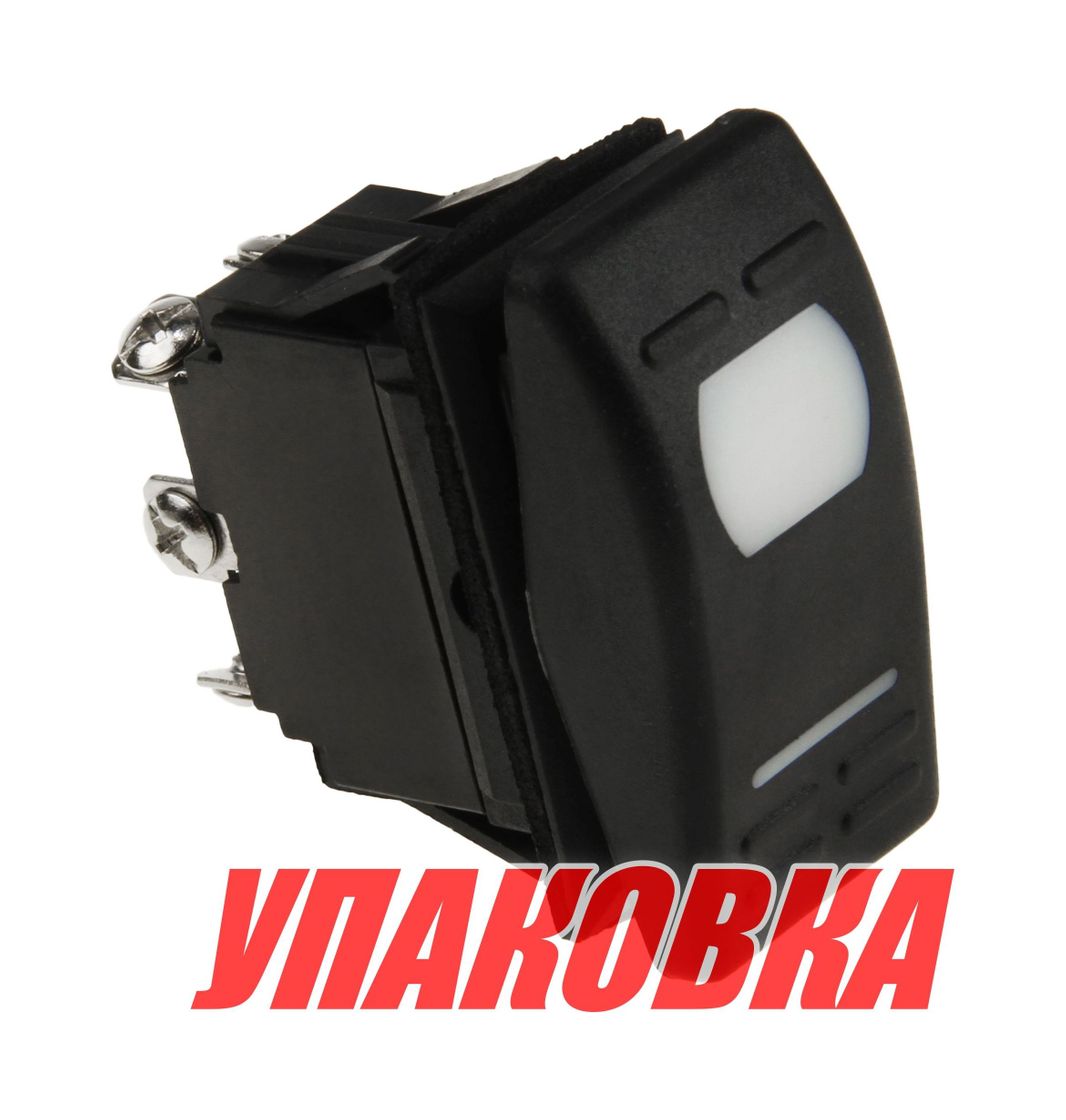 Купить Переключатель трехпозиционный ON-OFF-ON 12 В/16А 6Р с подсветкой (упаковка из 25 шт.) AES.Co AES111855A_pkg_25 7ft.ru в интернет магазине Семь Футов