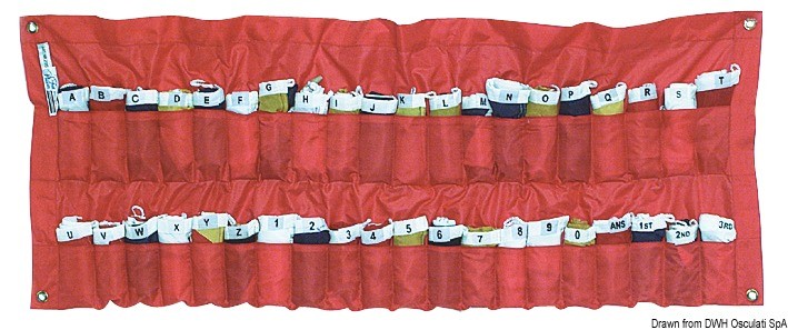 Купить Комплект из 40 флагов МСС 30 х 42 см с сумкой-кисой, Osculati 35.453.20 7ft.ru в интернет магазине Семь Футов