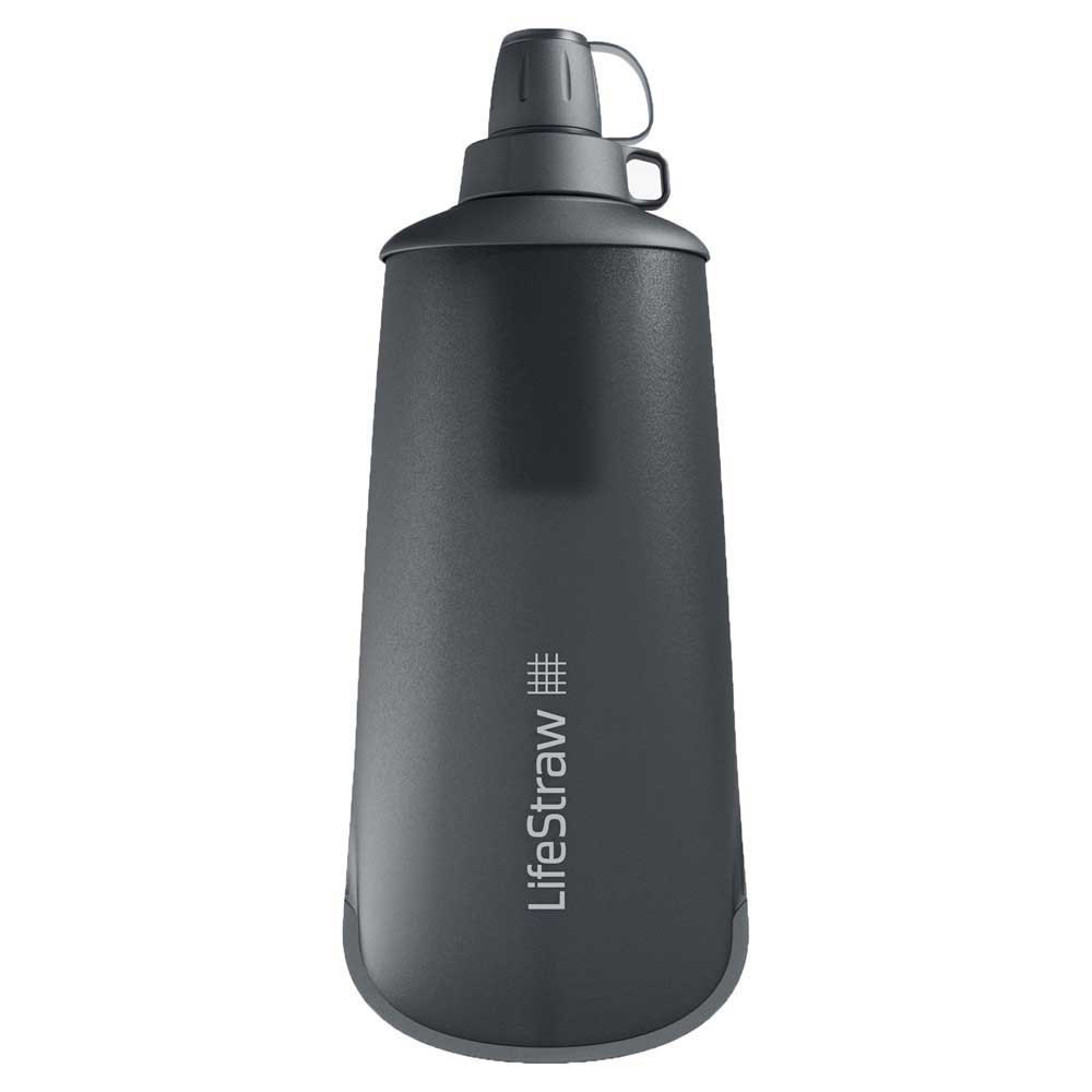 Lifestraw LLSPSF1GRWW Peak Series 1L Складная бутылка с фильтром для воды Серый Dark Gray