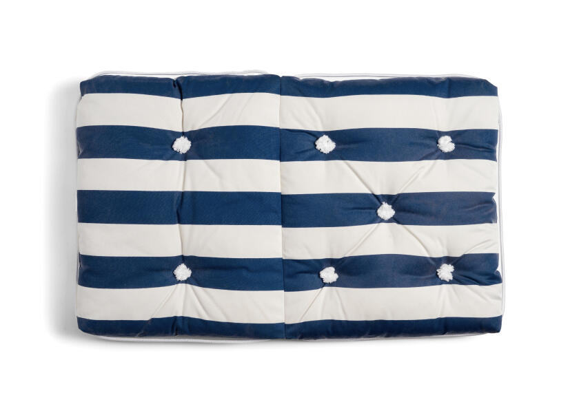 Купить Kapok Double Cushion / navy blue / wide stripes 57358-bvs 7ft.ru в интернет магазине Семь Футов