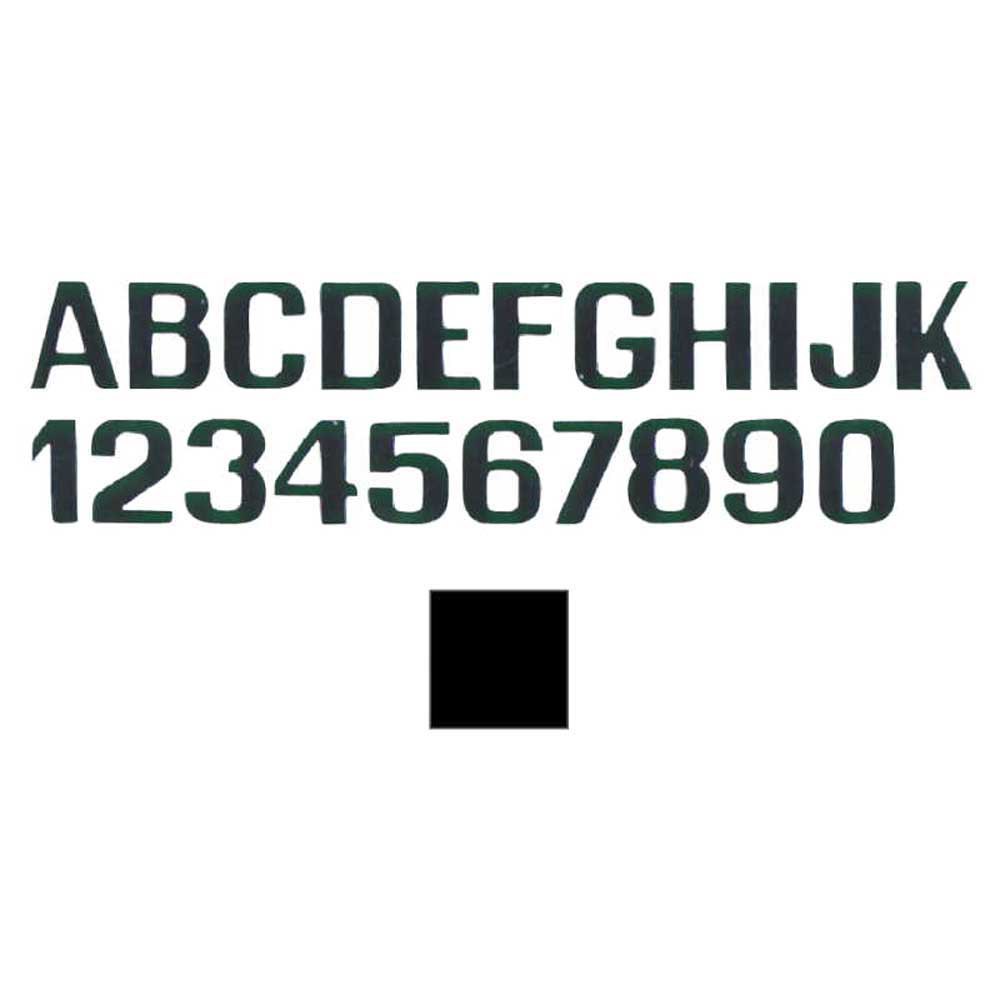 International letterfix 5959001A A Наклейки с буквами Черный Black 150 mm 