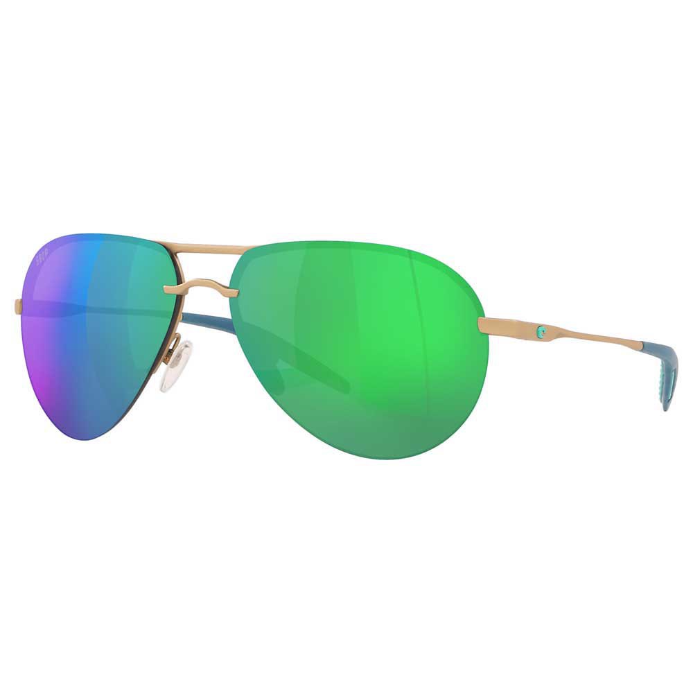 Costa 06S6006-60060961 Зеркальные поляризованные солнцезащитные очки Helo Matte Champagne Green Mirror 580P/CAT2