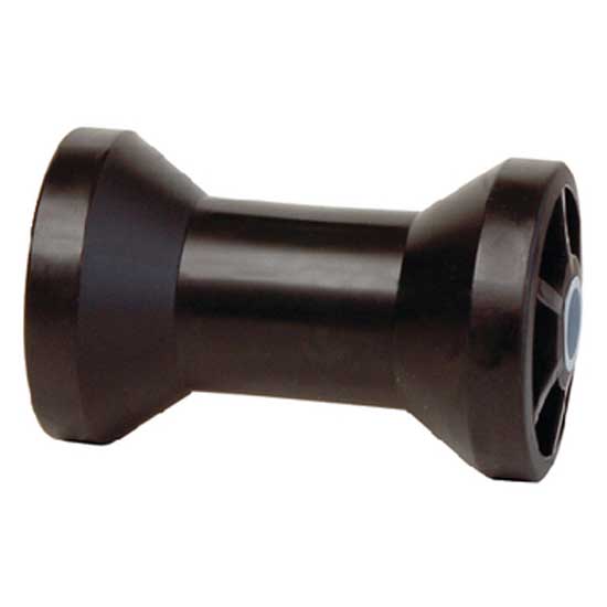 Tiedown engineering 241-86481 Rubber Keel Roller Spool Черный Black 5 Hole 1/2 
