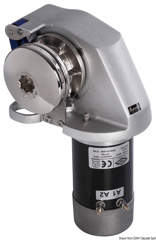 Купить Italwinch Obi windlass 1500 W - 12 V with drum 8 mm gypsy, 02.408.08 7ft.ru в интернет магазине Семь Футов