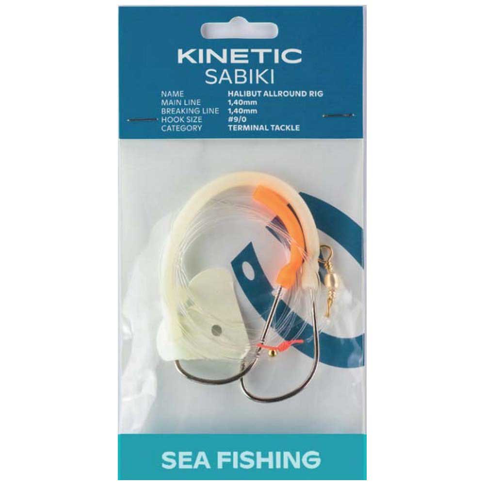 Kinetic F141-144-052 Sabiki Halibut Allround Рыболовное Перо Многоцветный Glow