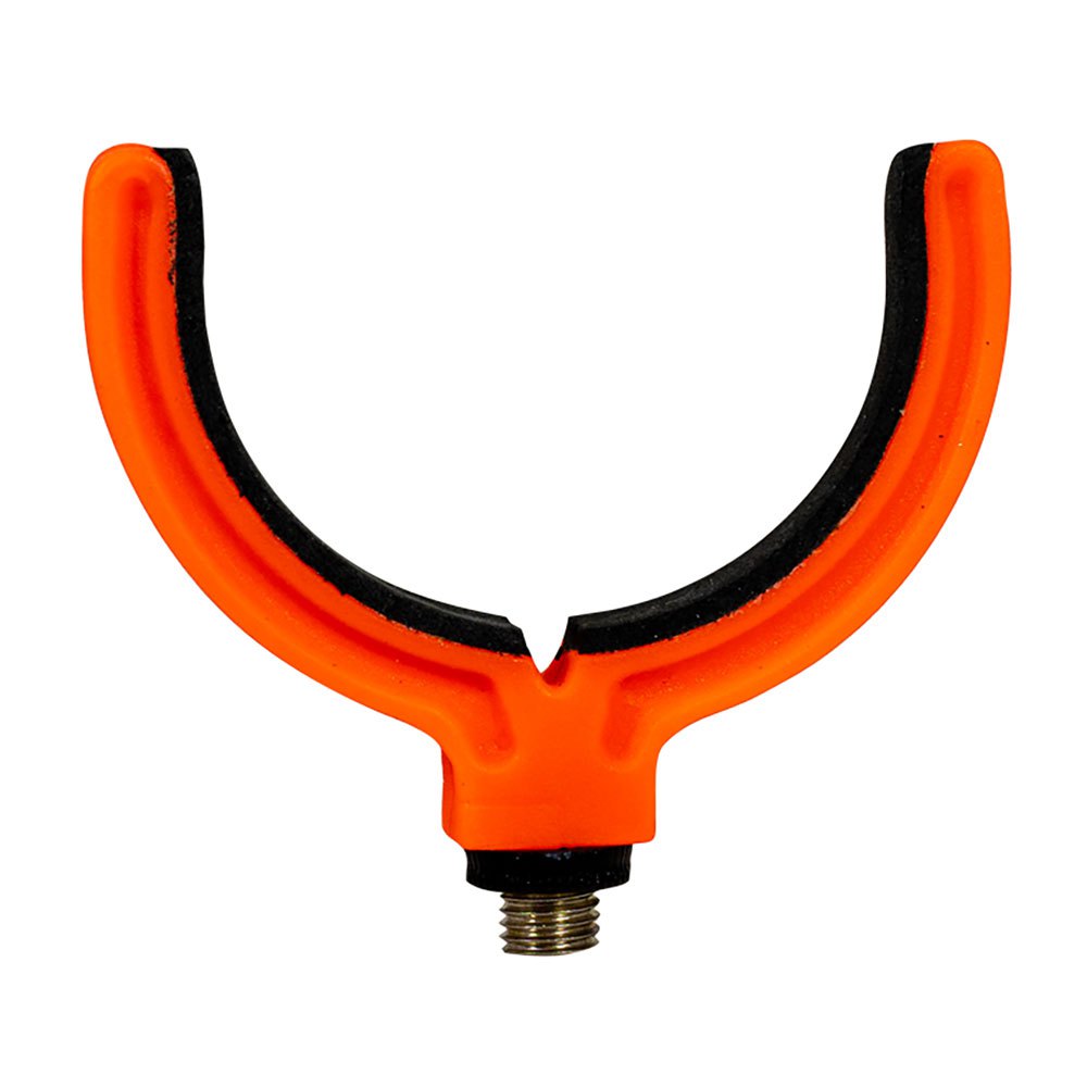 Carp expert 79638677 Basic Подставка для удочки U Rod Pod Оранжевый Orange / Black 8.5 x 7.5 cm