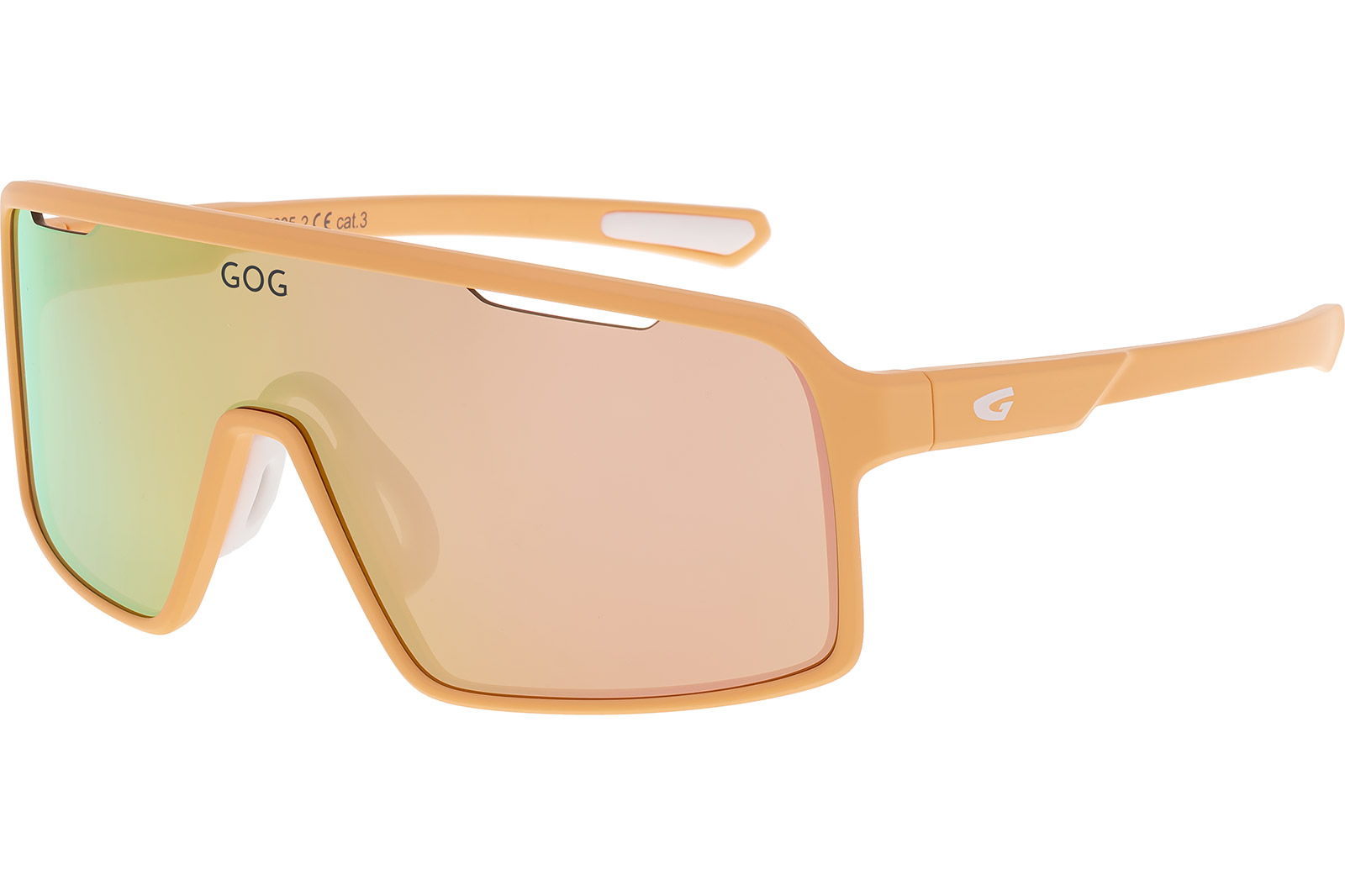 Купить Спортивные очки GOG Enki / Matt Orange/White / Reflex Rose-Gold, e685-2 7ft.ru в интернет магазине Семь Футов
