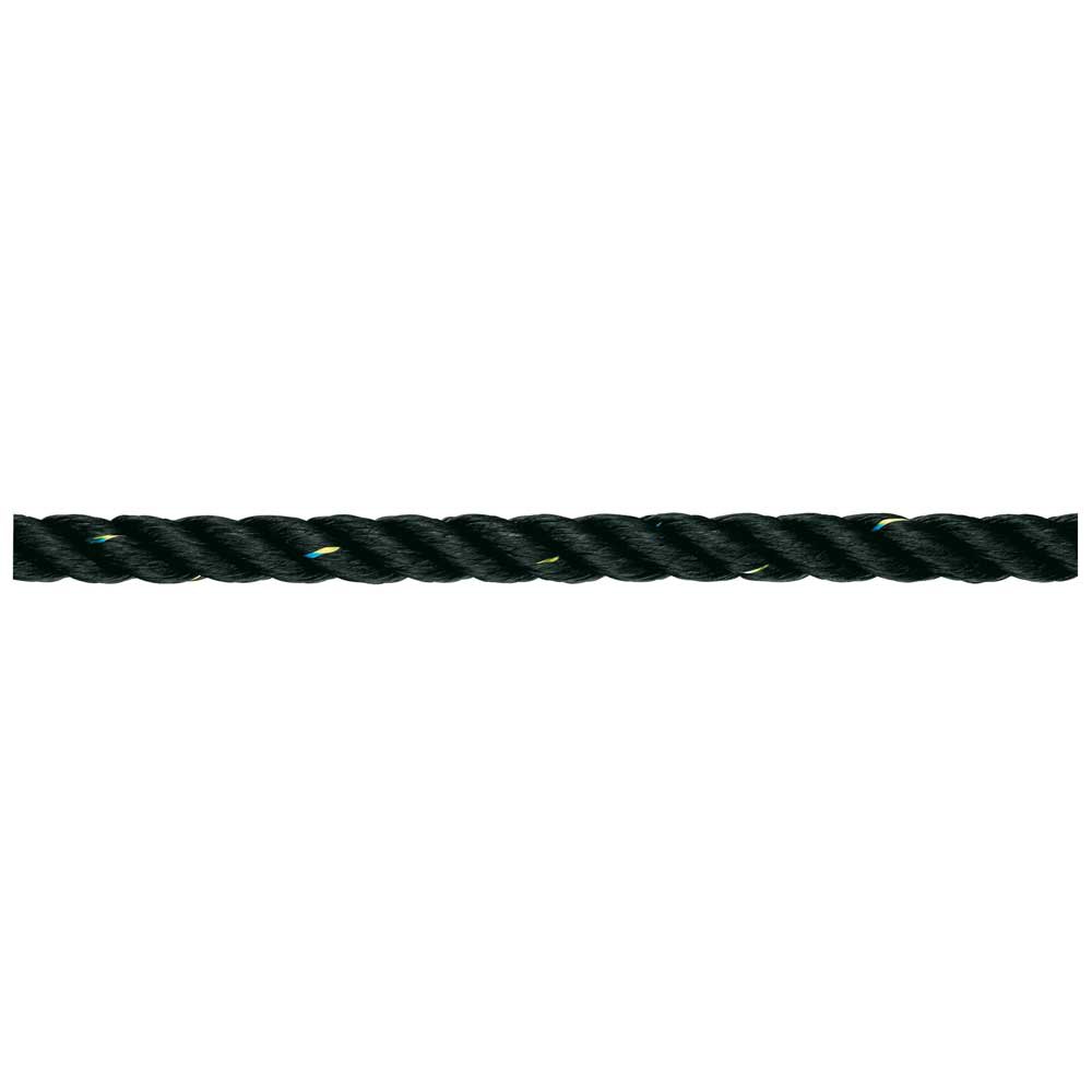Talamex 01410218 Tiptolest Швартовная веревка 18 Mm Черный Black 100 m 